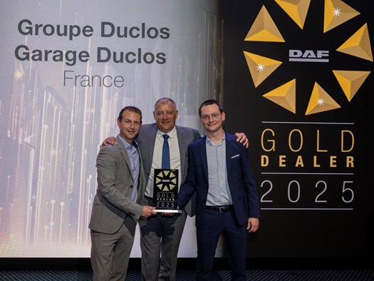 Gold Award remis au Groupe Duclos Philippe Duclos Franck Rondot Eric Duclos FR